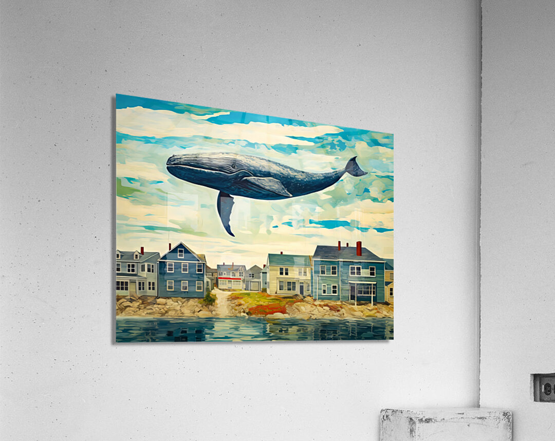 Whale Breach  31  Acrylic Print 