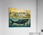 Whale Breach  19  Impression acrylique