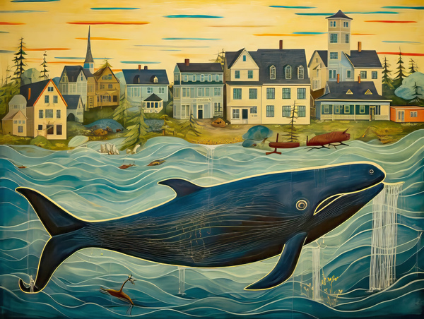 Whale Breach  19  Print