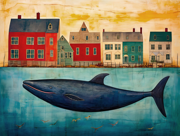 Whale Breach  21  Print