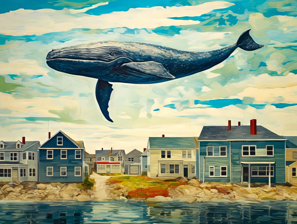 Whale Breach  31  Print