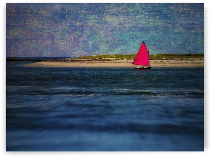 PINK SAIL - NANTUCKET by ARTSEA CONTEMPORARY