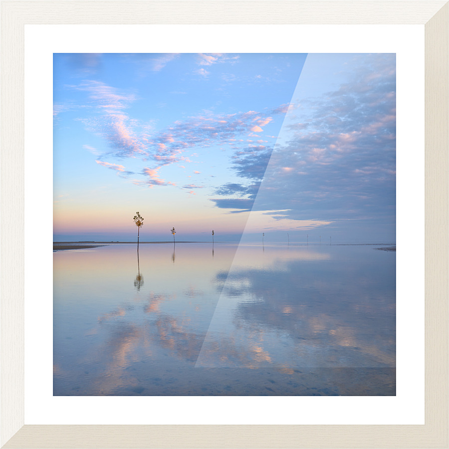 Cotton Candy Skies                square Frame print