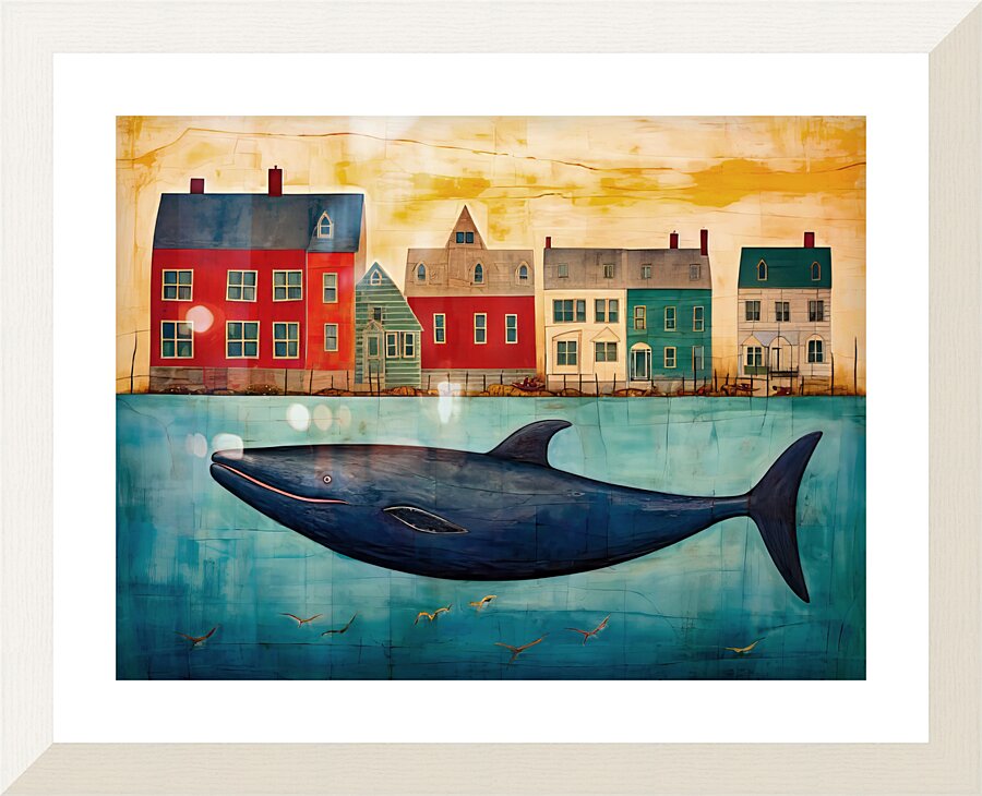 Whale Breach  21  Framed Print Print