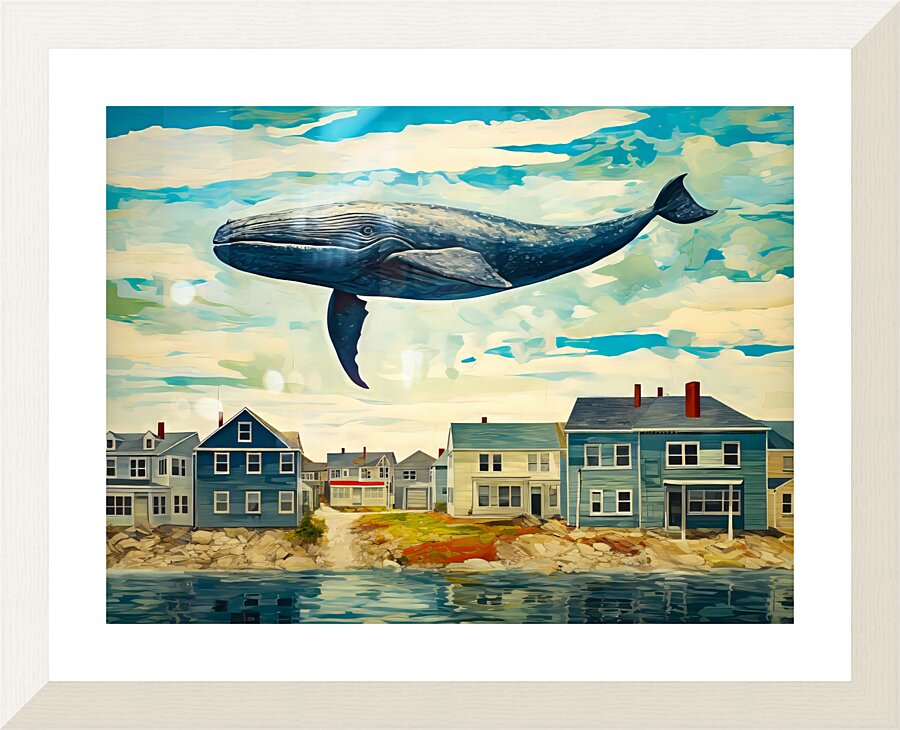 Whale Breach  31 Picture Frame print