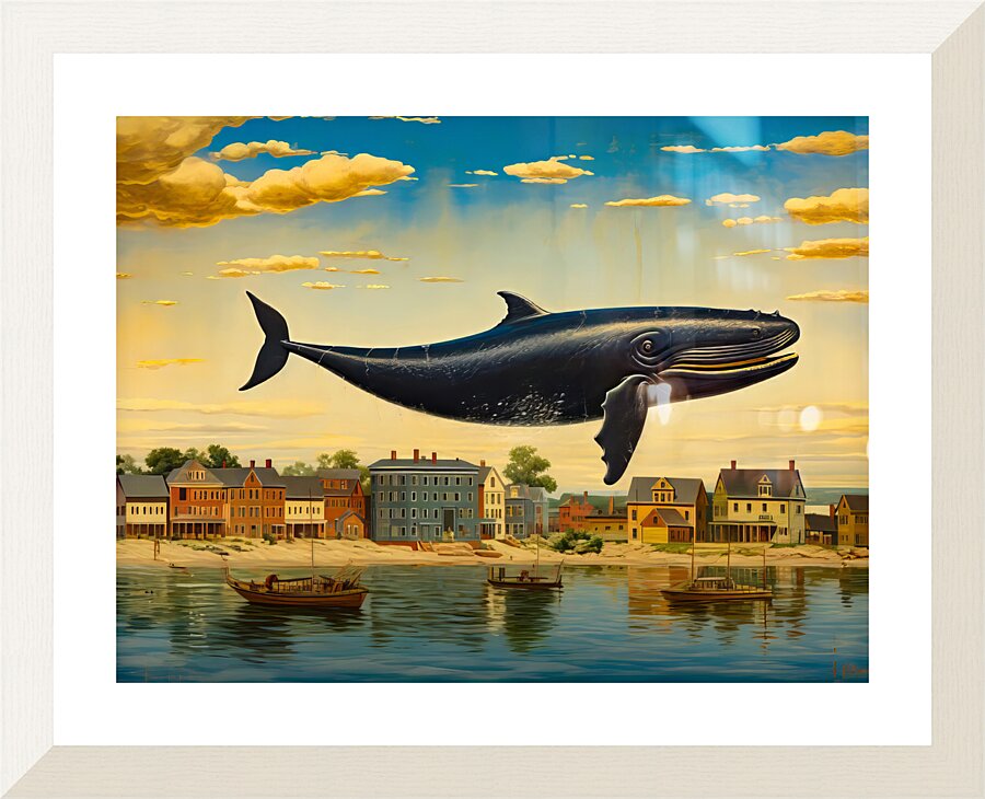 Whale Breach  29 Picture Frame print