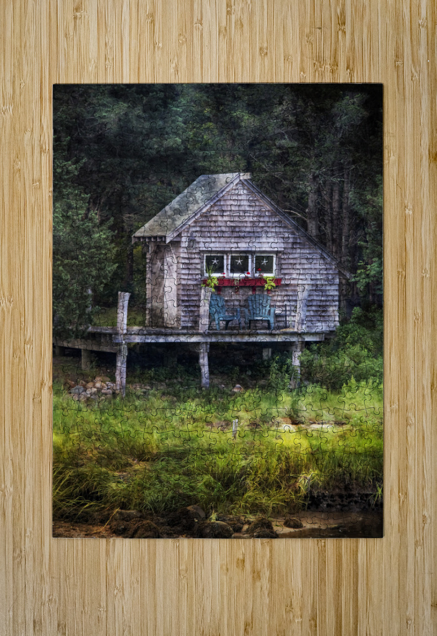 Sippewissett Shack   HD Metal print with Floating Frame on Back