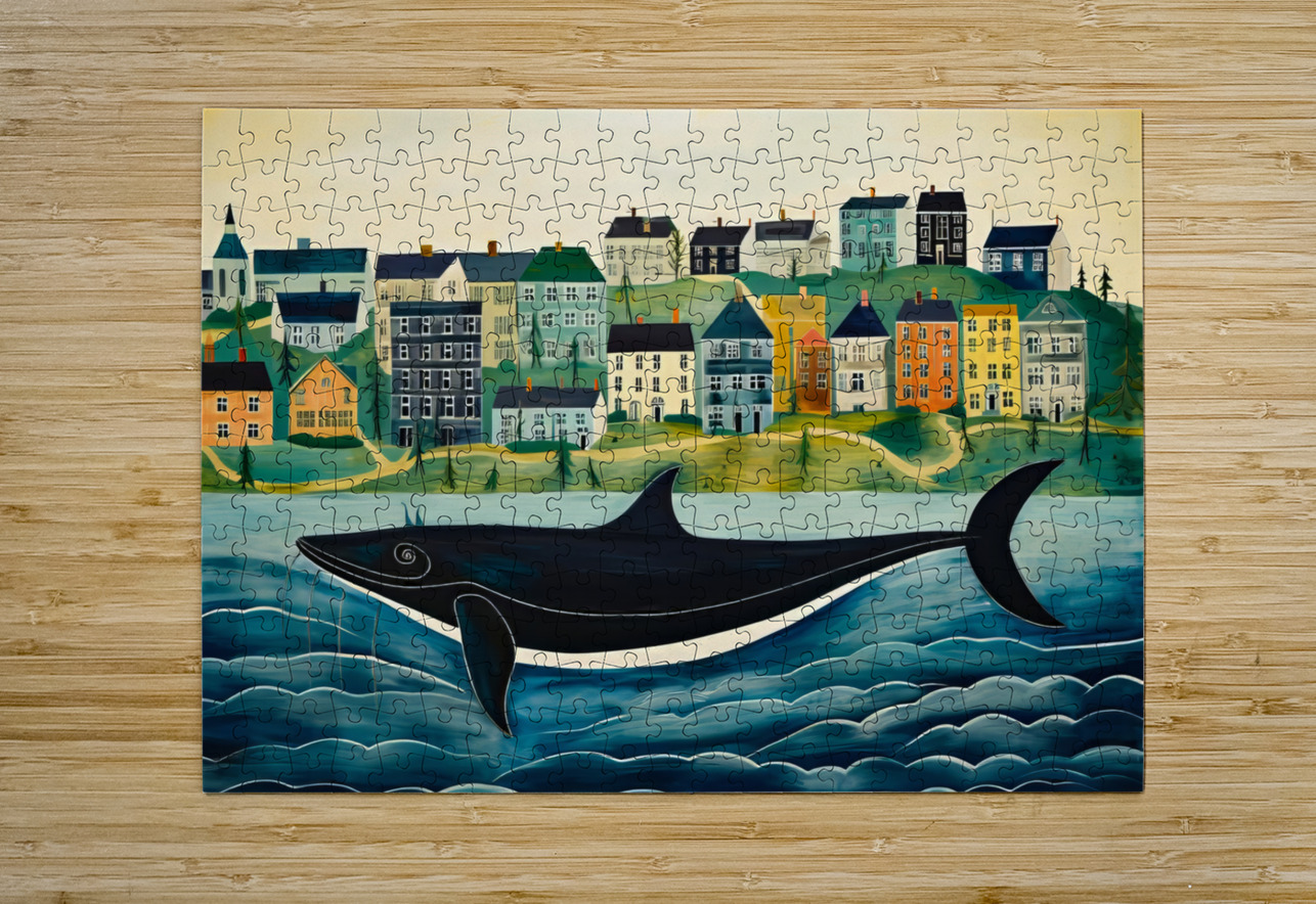 Old Thom the Orca ARTSEA CONTEMPORARY Puzzle printing