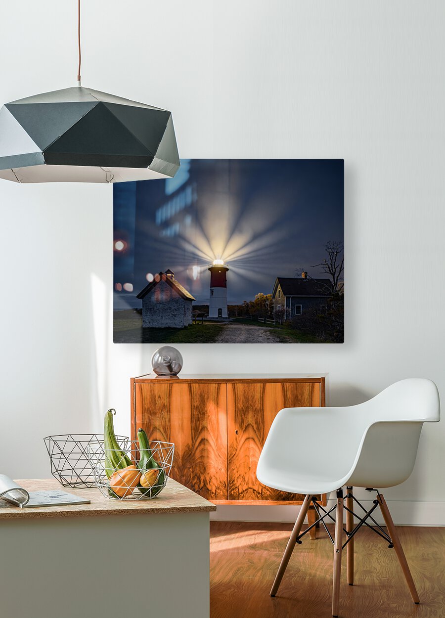 Beam Me Up   HD Metal print with Floating Frame on Back
