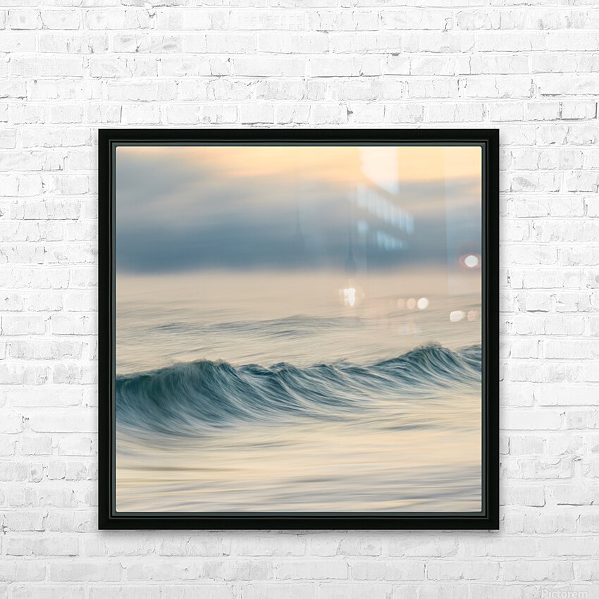 Sky Meet Sea                                       square HD Sublimation Metal print with Decorating Float Frame (BOX)