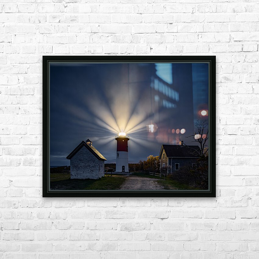 Beam Me Up  HD Sublimation Metal print with Decorating Float Frame (BOX)