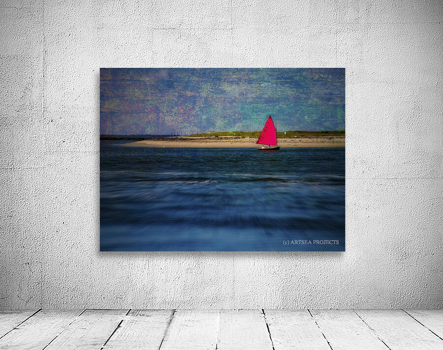 PINK SAIL - NANTUCKET by ARTSEA CONTEMPORARY